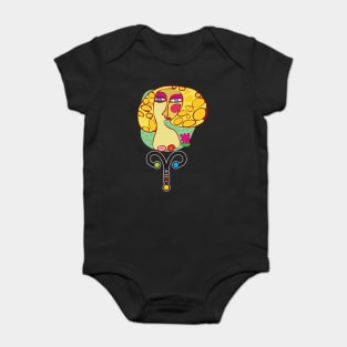 Aries Zodiac Sign Baby Bodysuit